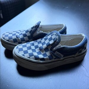 Vans checkerboard slip on shoes KIDS size 10.5